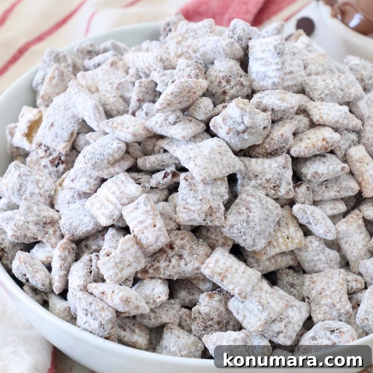 No-Bake Nutella Muddy Buddies Recipe