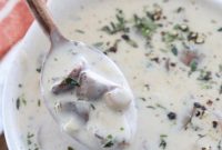Velvety Cream of Mushroom Soup Recipe