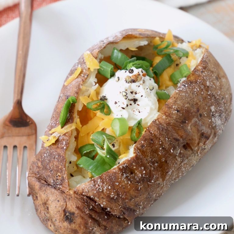 Crispy Air Fryer Baked Potatoes Recipe