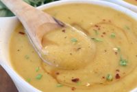 Creamy Roasted Acorn Squash Soup Recipe