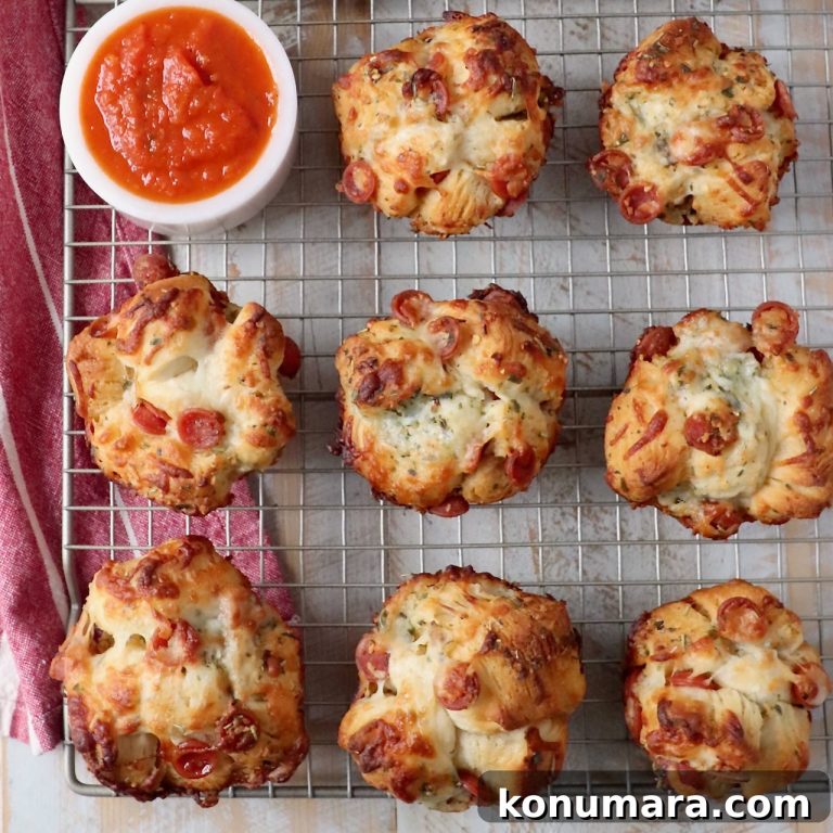 Pull-Apart Pepperoni Pizza Rolls Recipe
