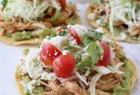 Crispy Chicken Tostadas Recipe with Avocado Salsa