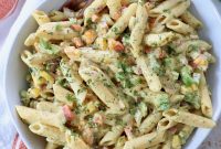 Pasta Salad with Creamy Greek Yogurt Dressing