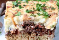 Authentic Greek Pastitsio: Baked Pasta with Bechamel