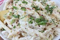 Creamy Garlic Parmesan Chicken Pasta Recipe