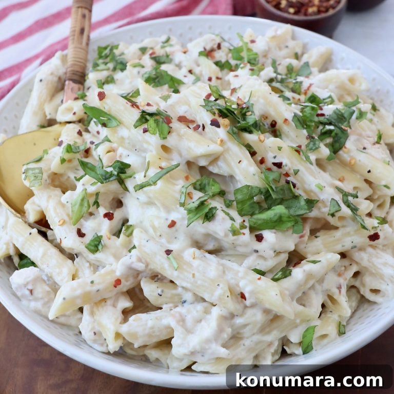 Creamy Garlic Parmesan Chicken Pasta Recipe