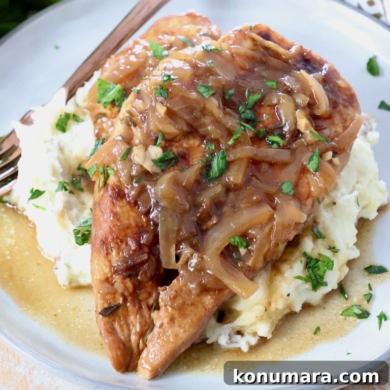 Slow Cooker French Onion Chicken Recipe