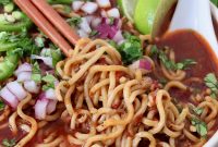 Birria Ramen Recipe: Mexican Beef Stew with Noodles