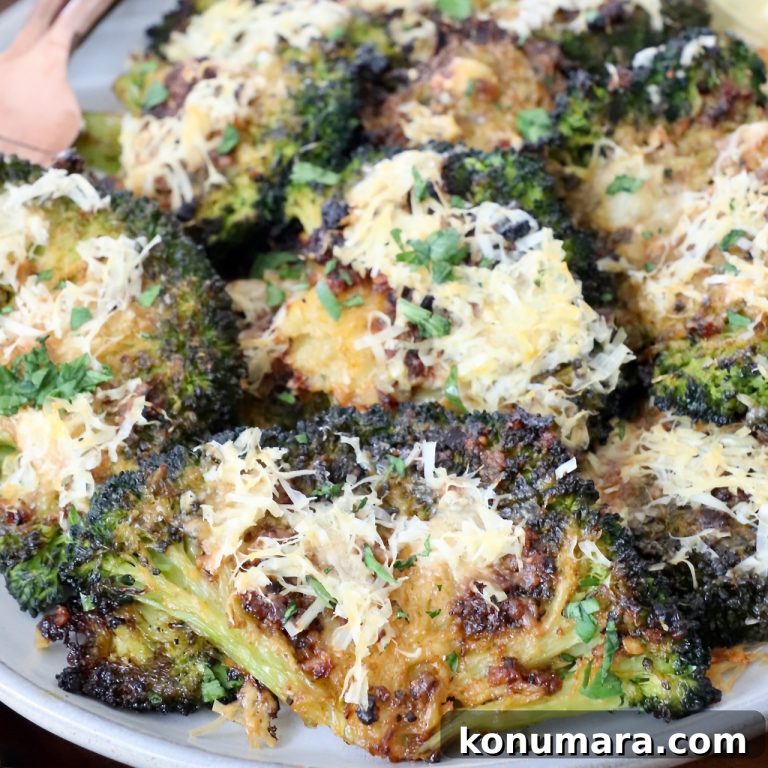 Crispy Smashed Broccoli with Garlic and Lemon