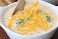 Creamy Broccoli Cheddar Soup Recipe