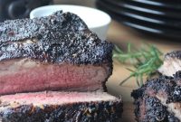 Coffee-Crusted Tri-Tip with Balsamic Stout Reduction