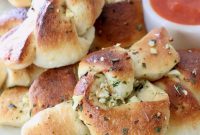 Garlic Knots Recipe with Parmesan and Herb Butter