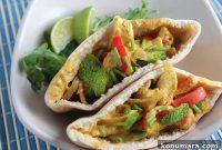 Indian Chicken Curry Pita Recipe