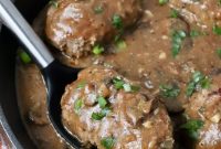 Classic Salisbury Steak with Rich Mushroom Gravy
