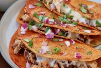 Chicken Birria Tacos with Savory Broth