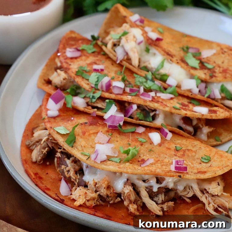 Chicken Birria Tacos with Savory Broth