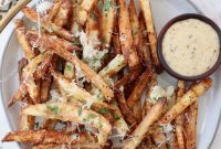 Crispy Truffle Fries with Garlic and Parmesan