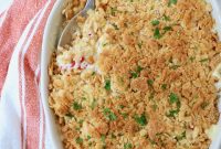 Creamy Cheesy Squash Casserole with Crunchy Topping