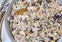 Classic Creamy Chicken Salad with Celery and Fresh Herbs