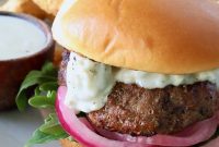 Classic Blue Cheese Burger Recipe