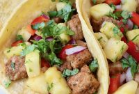 Homemade Carnitas Tacos Recipe with Salsa Verde