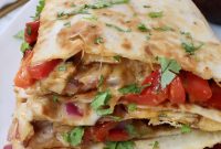 Crispy Chicken Quesadilla Recipe with Melty Cheese