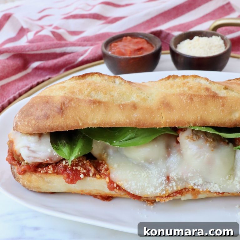 Classic Meatball Sub Recipe with Marinara and Mozzarella