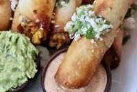 Crispy Mexican Street Corn Taquitos Recipe