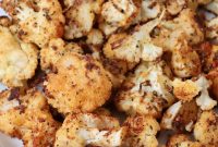Crispy Roasted Cauliflower with Garlic and Lemon