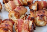 Crispy Bacon Roll Ups with Cream Cheese and Chives