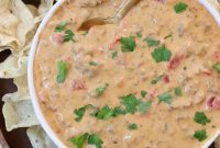 Creamy Rotel Cheese Dip with Tomatoes and Chiles