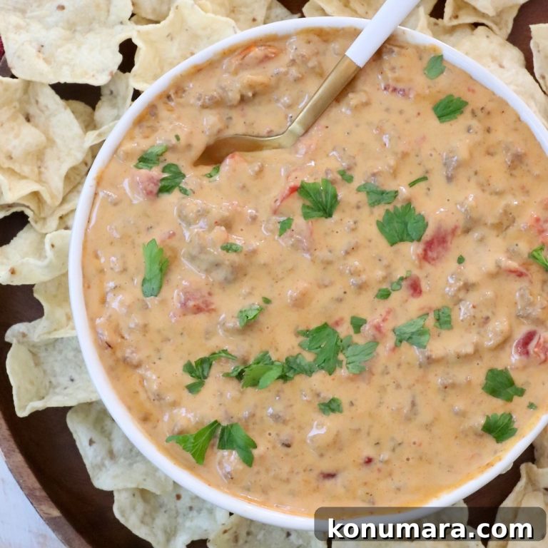 Creamy Rotel Cheese Dip with Tomatoes and Chiles