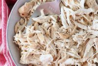 Slow Cooker Shredded Chicken Recipe for Tacos and Sandwiches