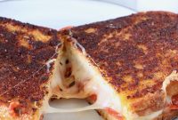 Pepperoni Pizza Grilled Cheese Recipe