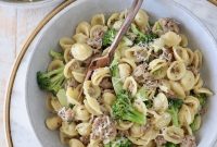 Orecchiette Pasta with Italian Sausage and Broccoli