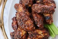 Crispy BBQ Chicken Wings with Tangy Glaze