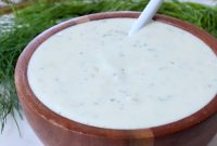 Creamy Dill Pickle Ranch Dressing Recipe