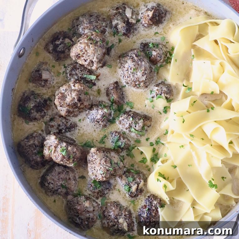 Creamy Peppercorn Meatballs 9 Creamy Peppercorn Meatballs