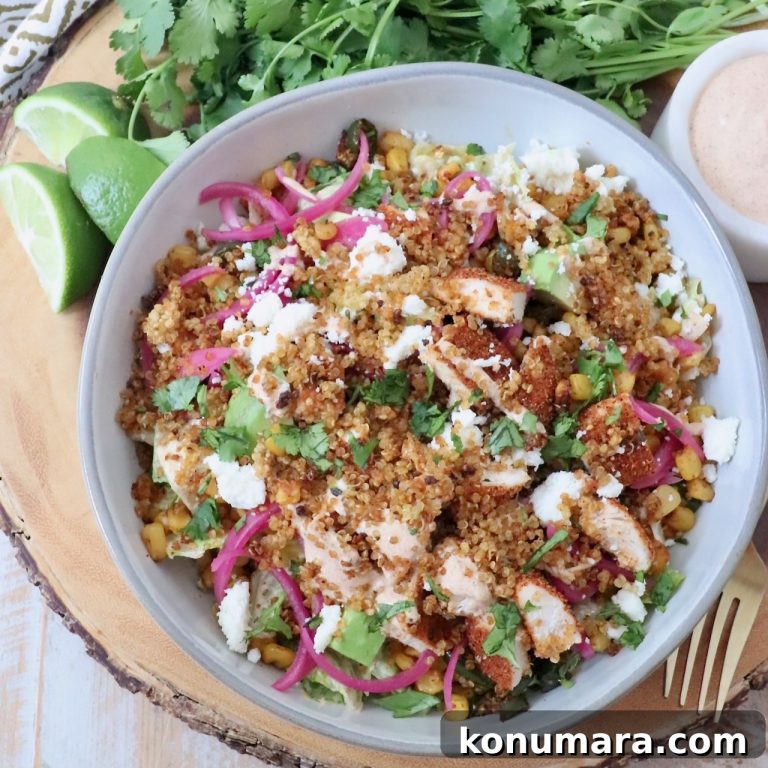 Mexican Street Corn Chicken Bowls Recipe with Cotija and Lime
