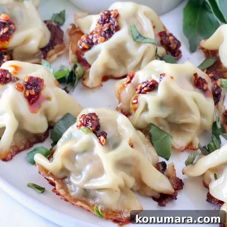 Thai Basil Chicken Dumplings Recipe with Chili Soy Dipping Sauce