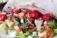 Crispy Air Fryer Chipotle Honey Chicken Tacos