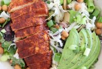 Buffalo Chicken Salad with Tangy Blue Cheese Dressing