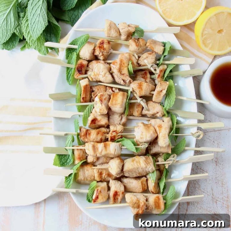 Grilled Mint Julep Bourbon Chicken Skewers