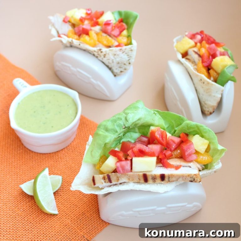 Grilled Caribbean Chicken Pita Pockets
