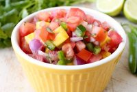 Fresh Mango Salsa Recipe with Lime, Cilantro and Red Onion