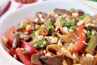 Gluten-Free Kung Pao Beef Noodle Bowl Recipe
