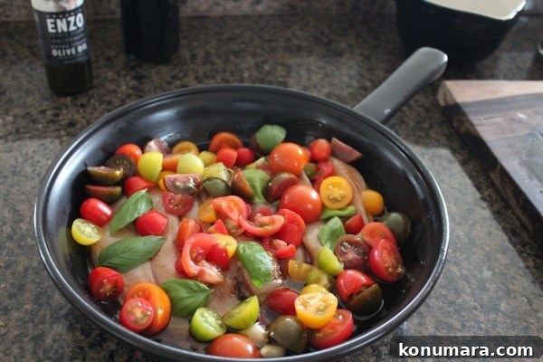 Skillet Roasted Balsamic Garlic Chicken