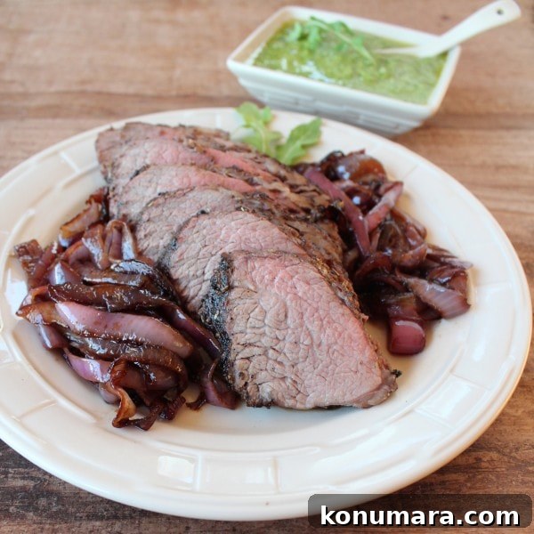 Garlic Walnut Crusted Tri Tip