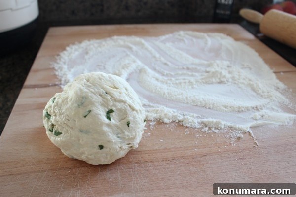 Basil Flatbread Dough Recipe