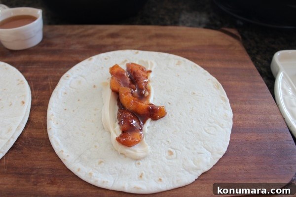 Apricot Dessert Tacos with Honey Lime Mascarpone 7 Apricot Rolled Taco Recipe